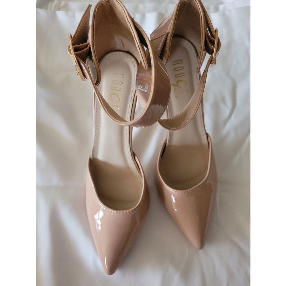 Rouge Helium Pink Patent Leather Heel